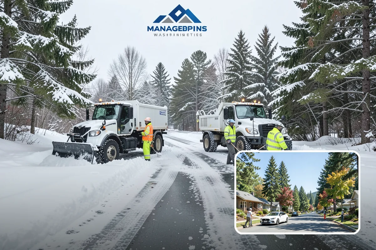 Sidewalk Tractor Service in Orting, Pierce County, WA - Clearing of narrow walks and paths trucks cannot reach