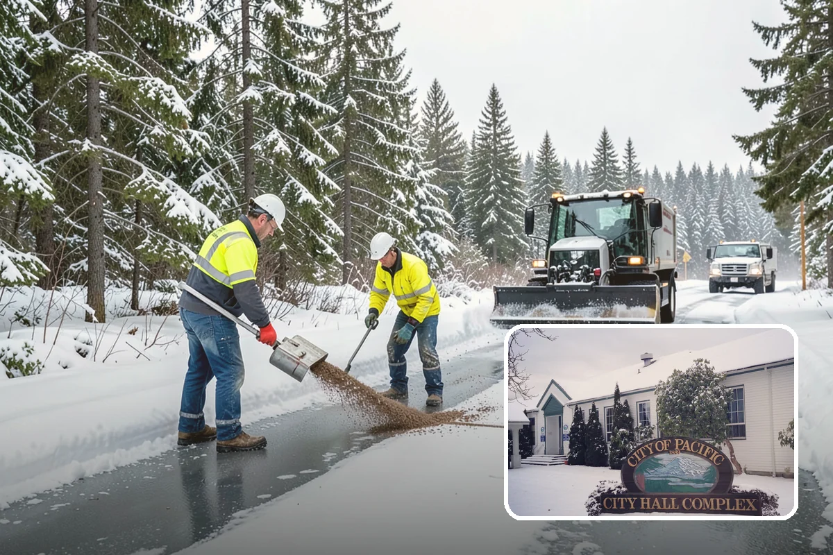 Sidewalk Tractor Service in Pacific, King County, WA - Clearing of narrow walks and paths trucks cannot reach