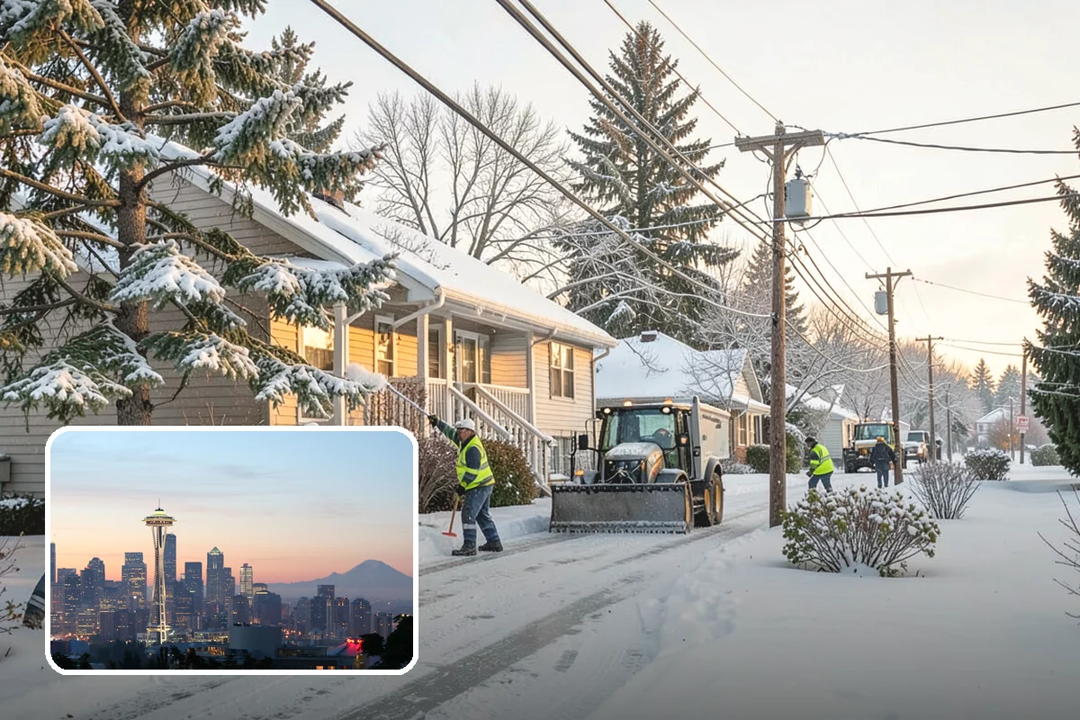 Sidewalk Tractor Service in Seattle, King County, WA - Clearing of narrow walks and paths trucks cannot reach