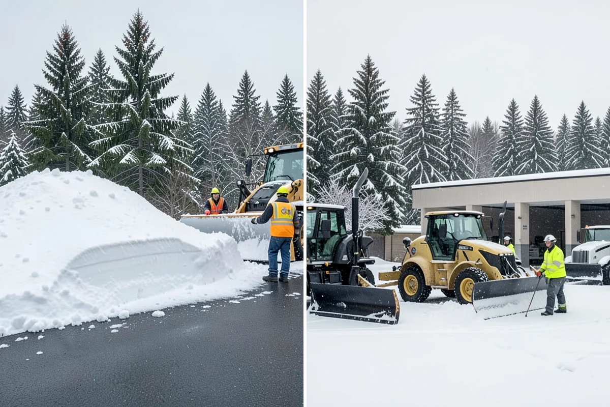 Sidewalk Tractor Service in Seattle, King County, WA - Deploy the sidewalk tractor with plow or brush and spreader