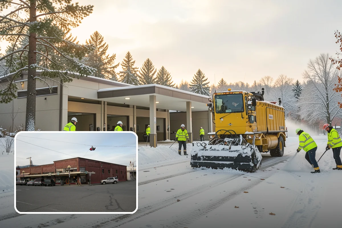 Sidewalk Tractor Service in Sedro-Woolley, Skagit County, WA - Clearing of narrow walks and paths trucks cannot reach