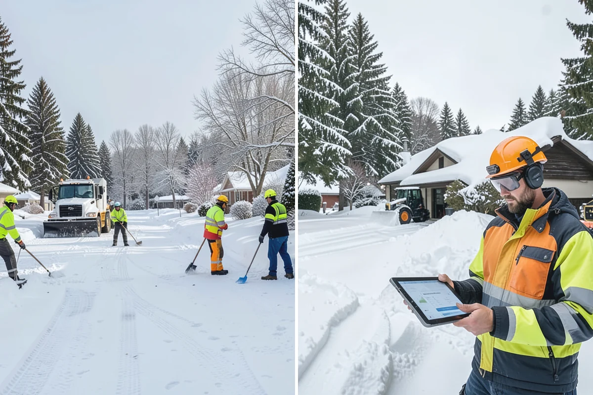 Sidewalk Tractor Service in Skykomish, King County, WA - Deploy the sidewalk tractor with plow or brush and spreader