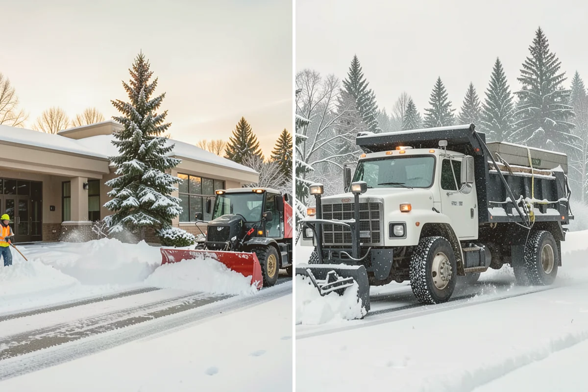 Sidewalk Tractor Service in Snohomish, Snohomish County, WA - Deploy the sidewalk tractor with plow or brush and spreader