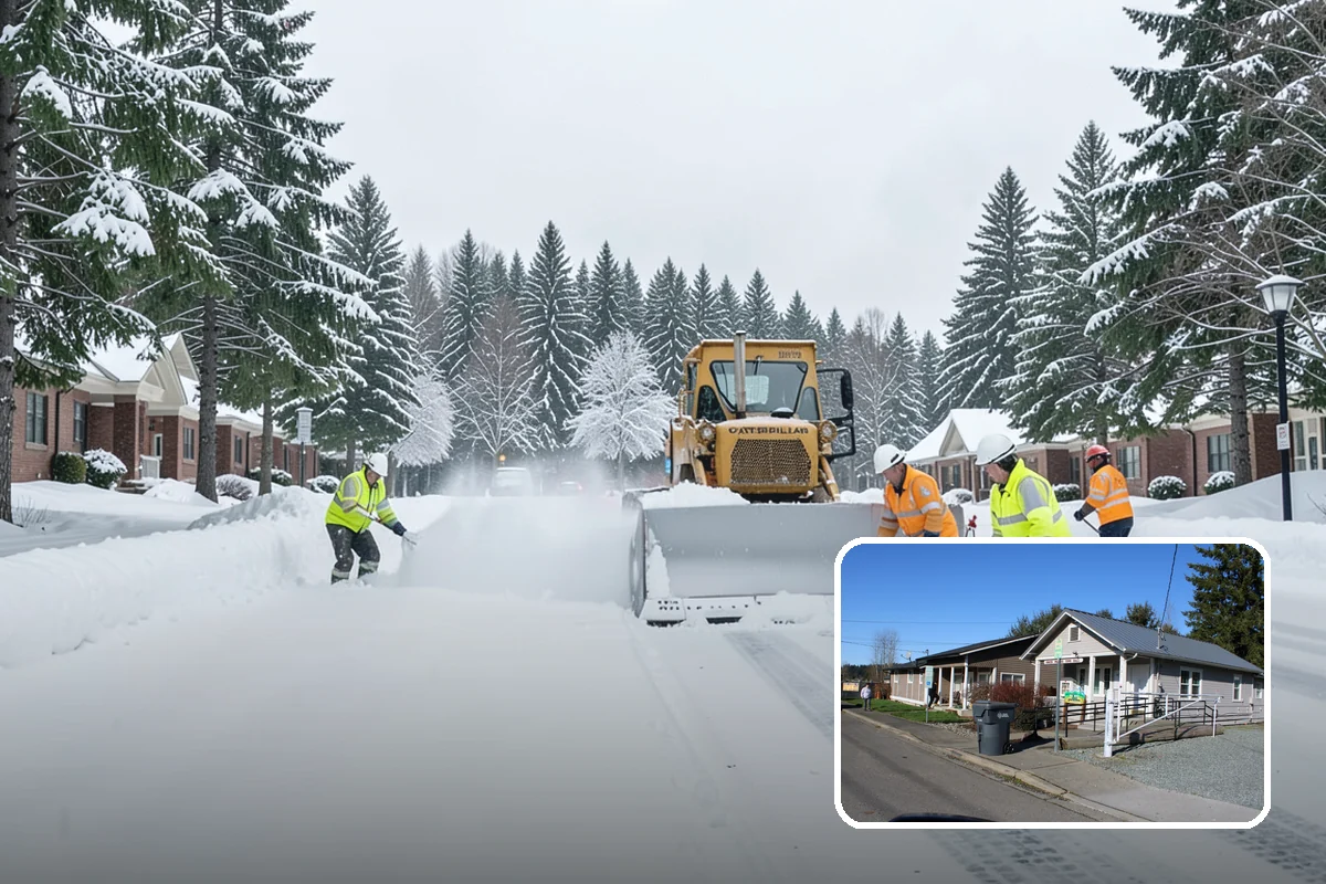 Sidewalk Tractor Service in South Prairie, Pierce County, WA - Clearing of narrow walks and paths trucks cannot reach