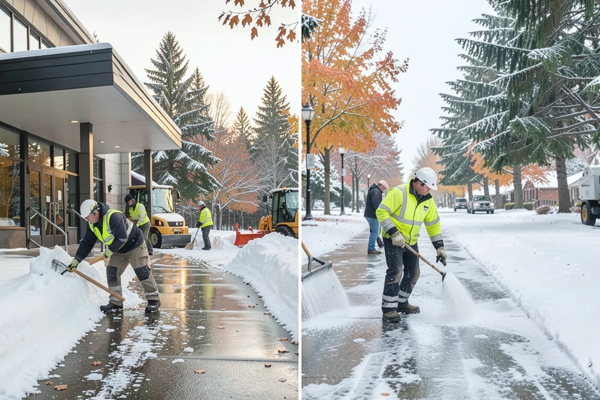 Sidewalk Tractor Service in South Prairie, Pierce County, WA - Deploy the sidewalk tractor with plow or brush and spreader