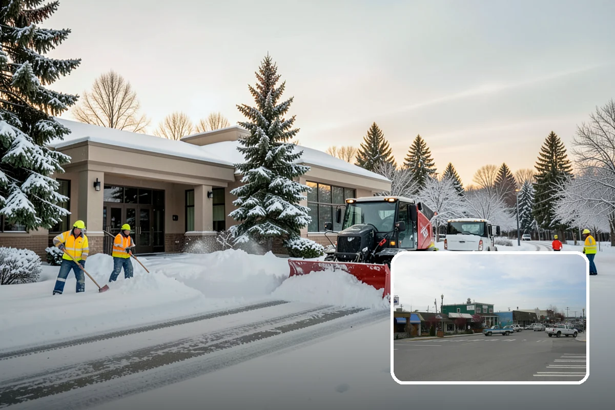 Sidewalk Tractor Service in Stanwood, Snohomish County, WA - Clearing of narrow walks and paths trucks cannot reach