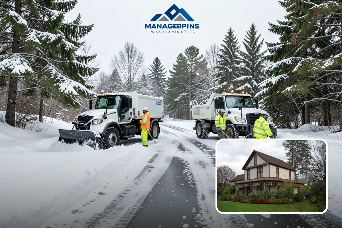 Sidewalk Tractor Service in Sumner, Pierce County, WA - Clearing of narrow walks and paths trucks cannot reach