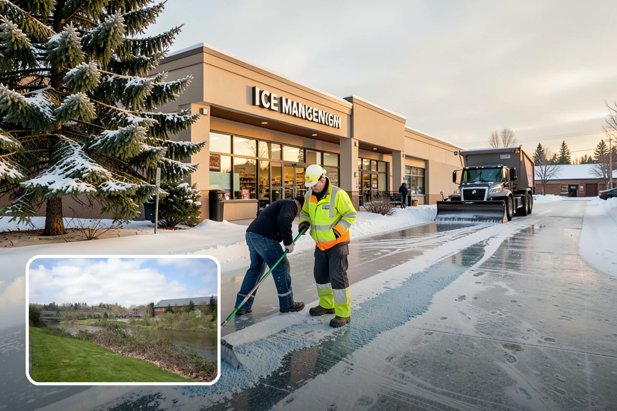 Sidewalk Tractor Service in Tukwila, King County, WA - Clearing of narrow walks and paths trucks cannot reach