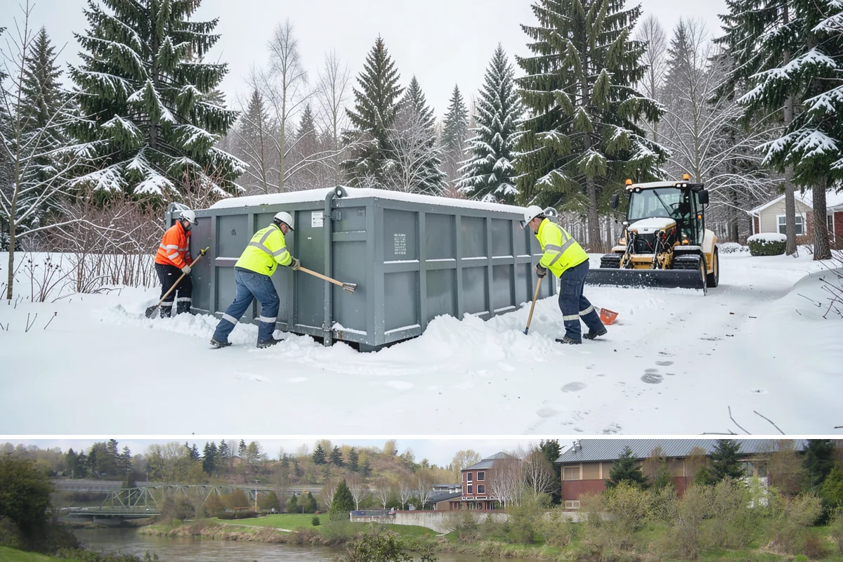 Sidewalk Tractor Service in Tukwila, King County, WA - Sidewalk tractor service runs throughout the snow and ice season from late November through February on pedestrian-heavy sites.