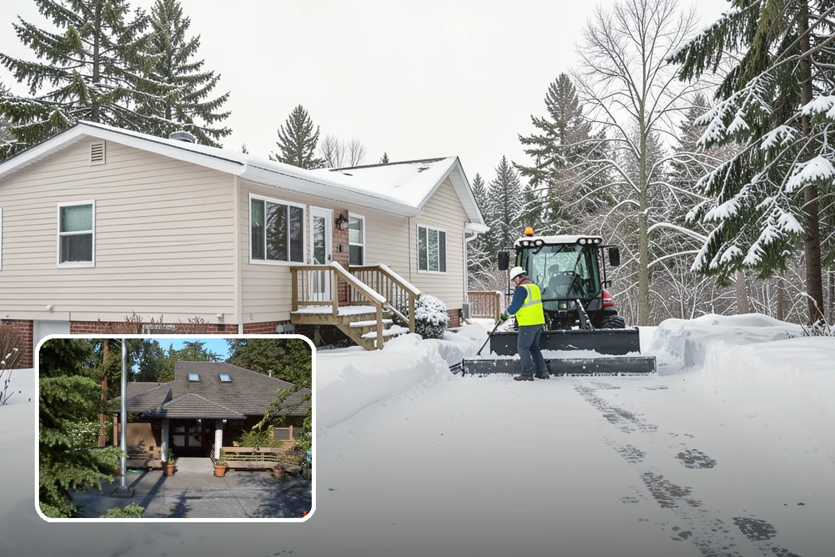 Sidewalk Tractor Service in Yarrow Point, King County, WA - Clearing of narrow walks and paths trucks cannot reach