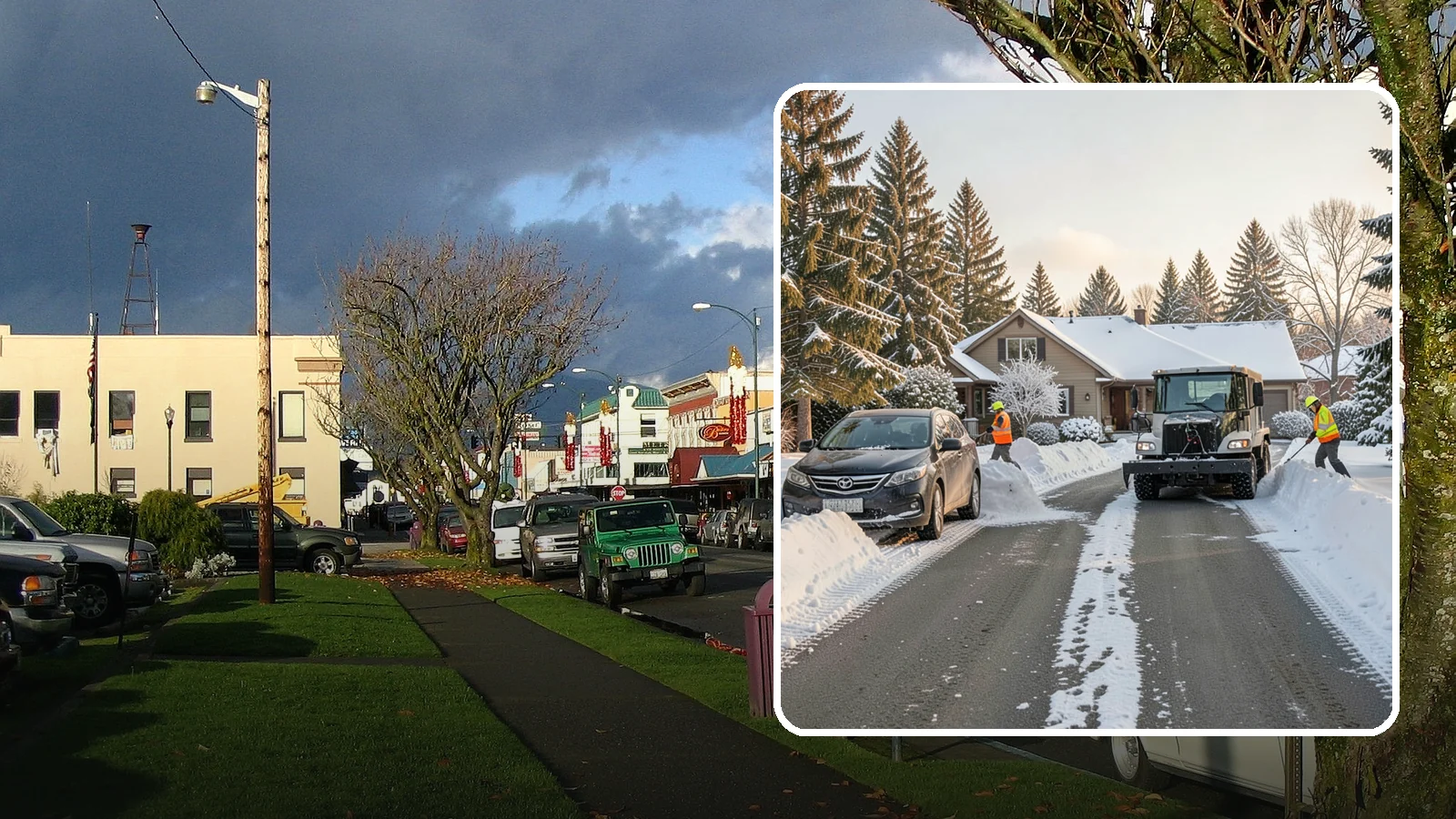 Single-Car Driveway Snow Removal in Arlington, Snohomish County, WA - We clear compact single-car driveways quickly so you can get out the door on a snowy Western Washington morning.