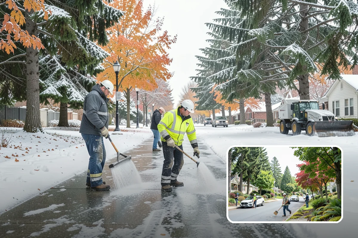 Single-Car Driveway Snow Removal in Beaux Arts Village, King County, WA - Fast clearing for compact driveways