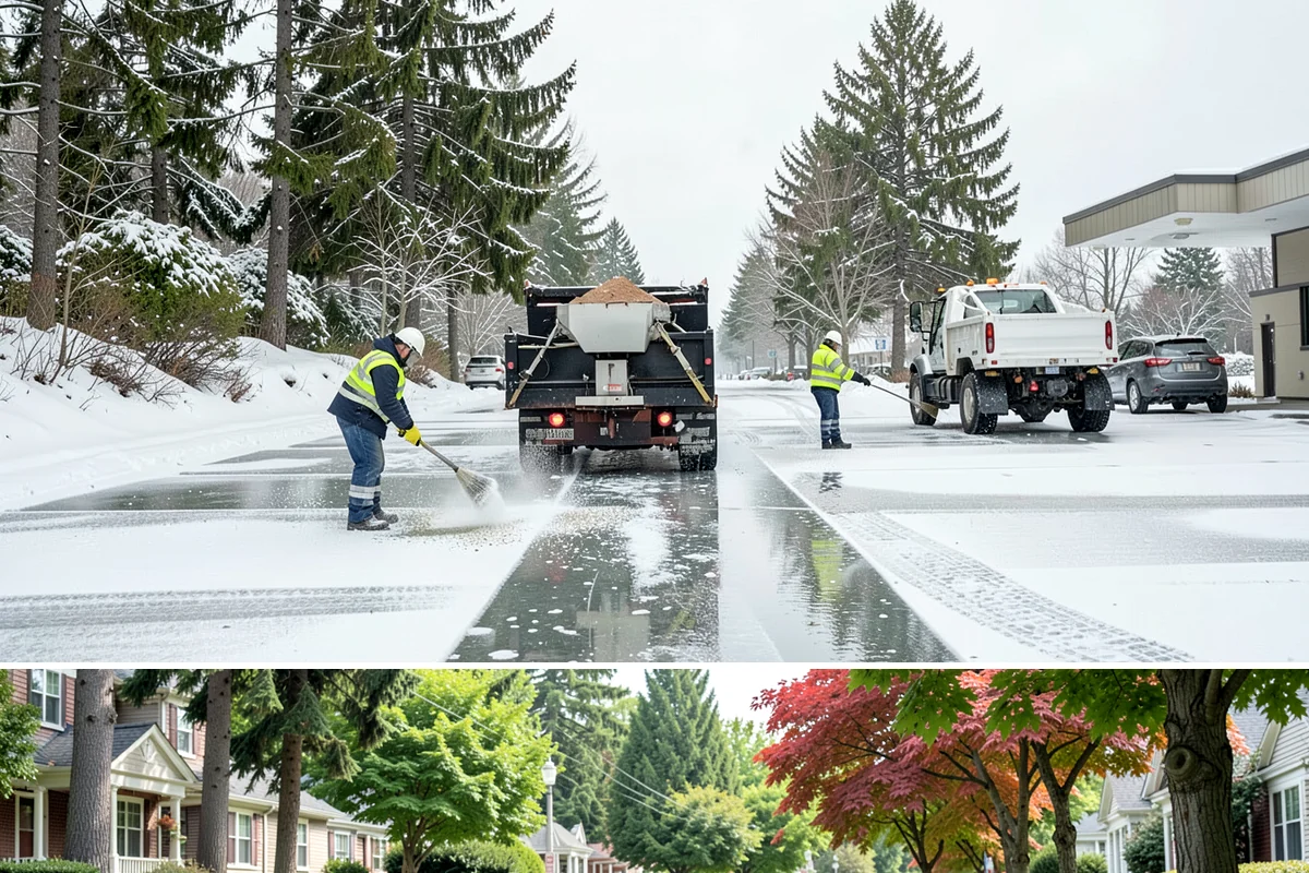 Single-Car Driveway Snow Removal in Beaux Arts Village, King County, WA - Single-car driveway service is in highest demand during lowland snow events from December to February.