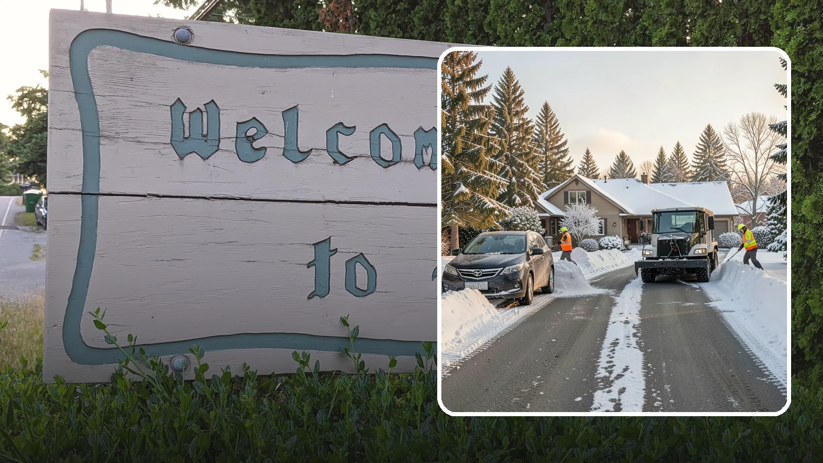 Single-Car Driveway Snow Removal in Brier, Snohomish County, WA - We clear compact single-car driveways quickly so you can get out the door on a snowy Western Washington morning.
