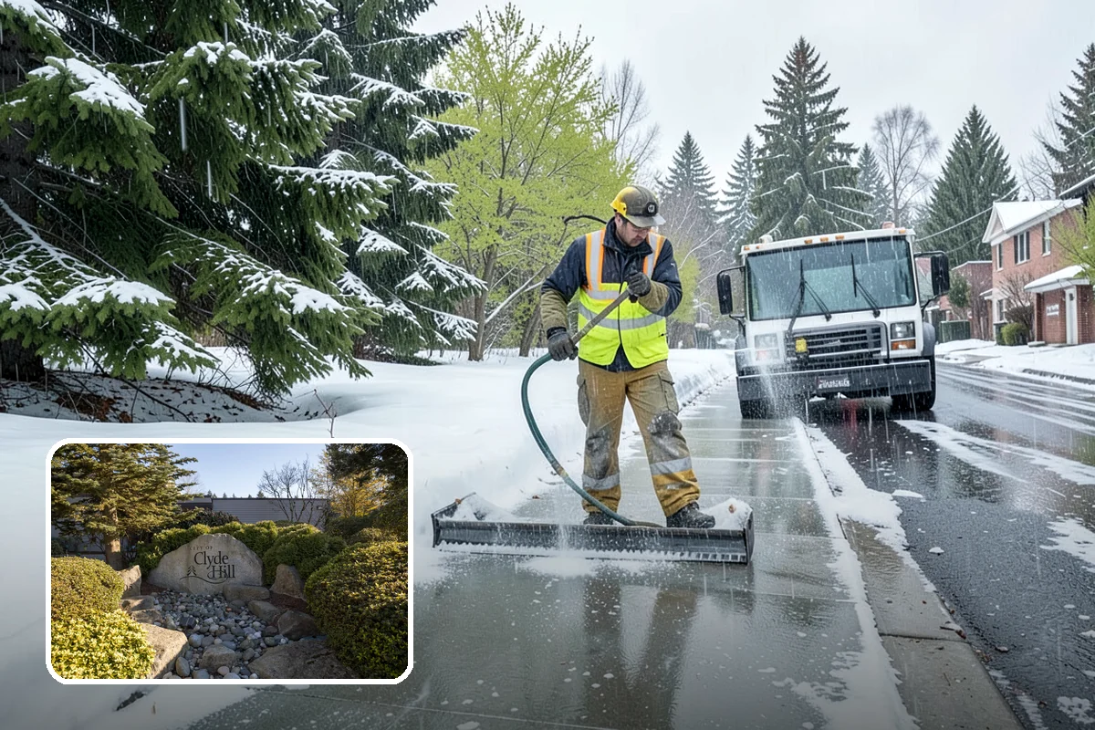 Single-Car Driveway Snow Removal in Clyde Hill, King County, WA - Fast clearing for compact driveways