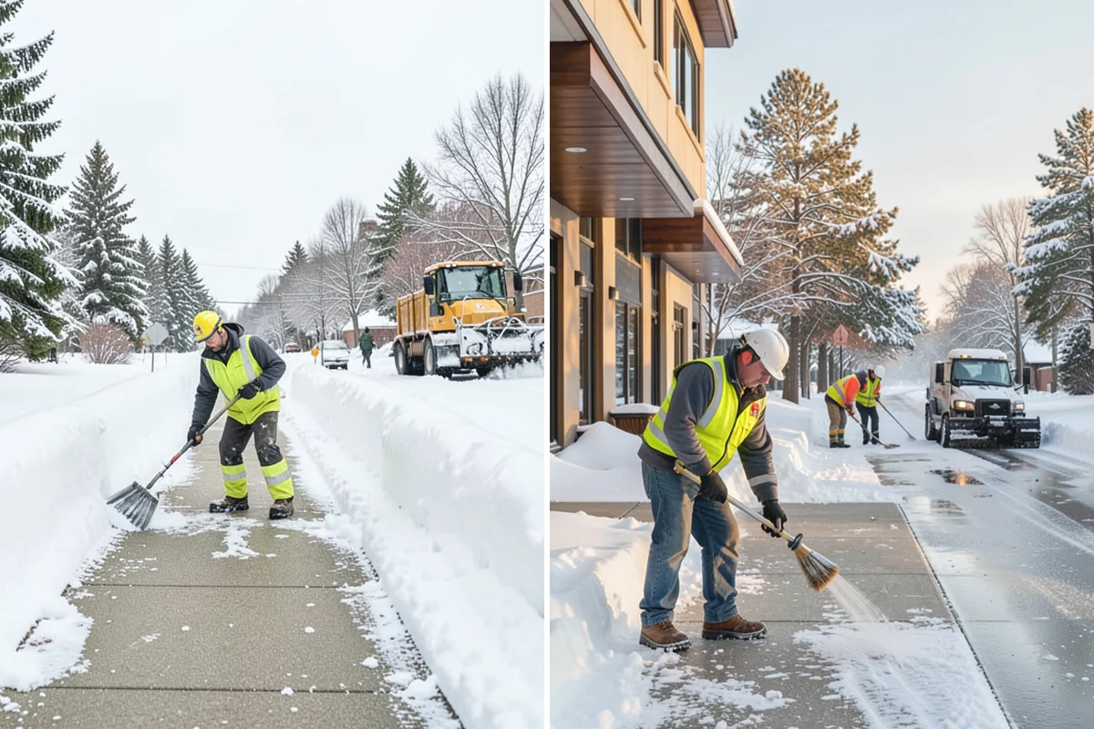 Single-Car Driveway Snow Removal in Coupeville, Island County, WA - We clear the driveway to the pavement