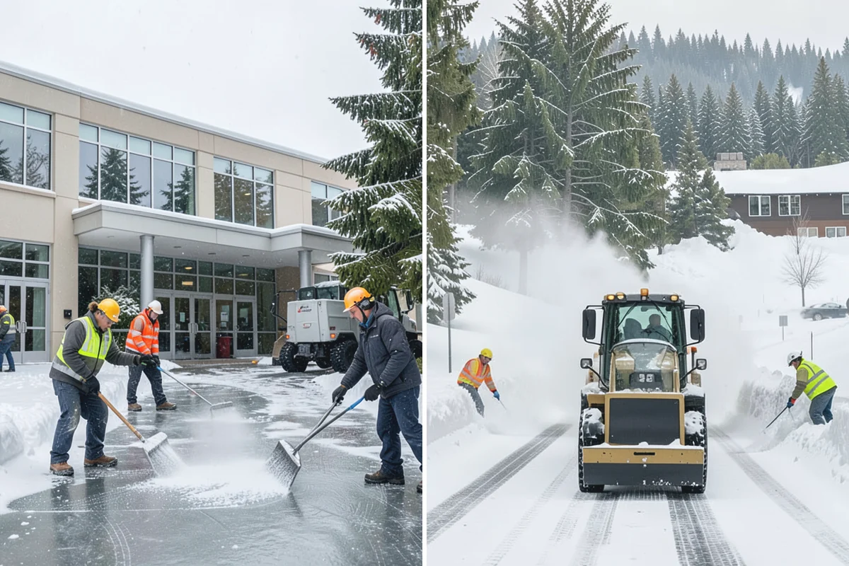 Single-Car Driveway Snow Removal in Darrington, Snohomish County, WA - We clear the driveway to the pavement