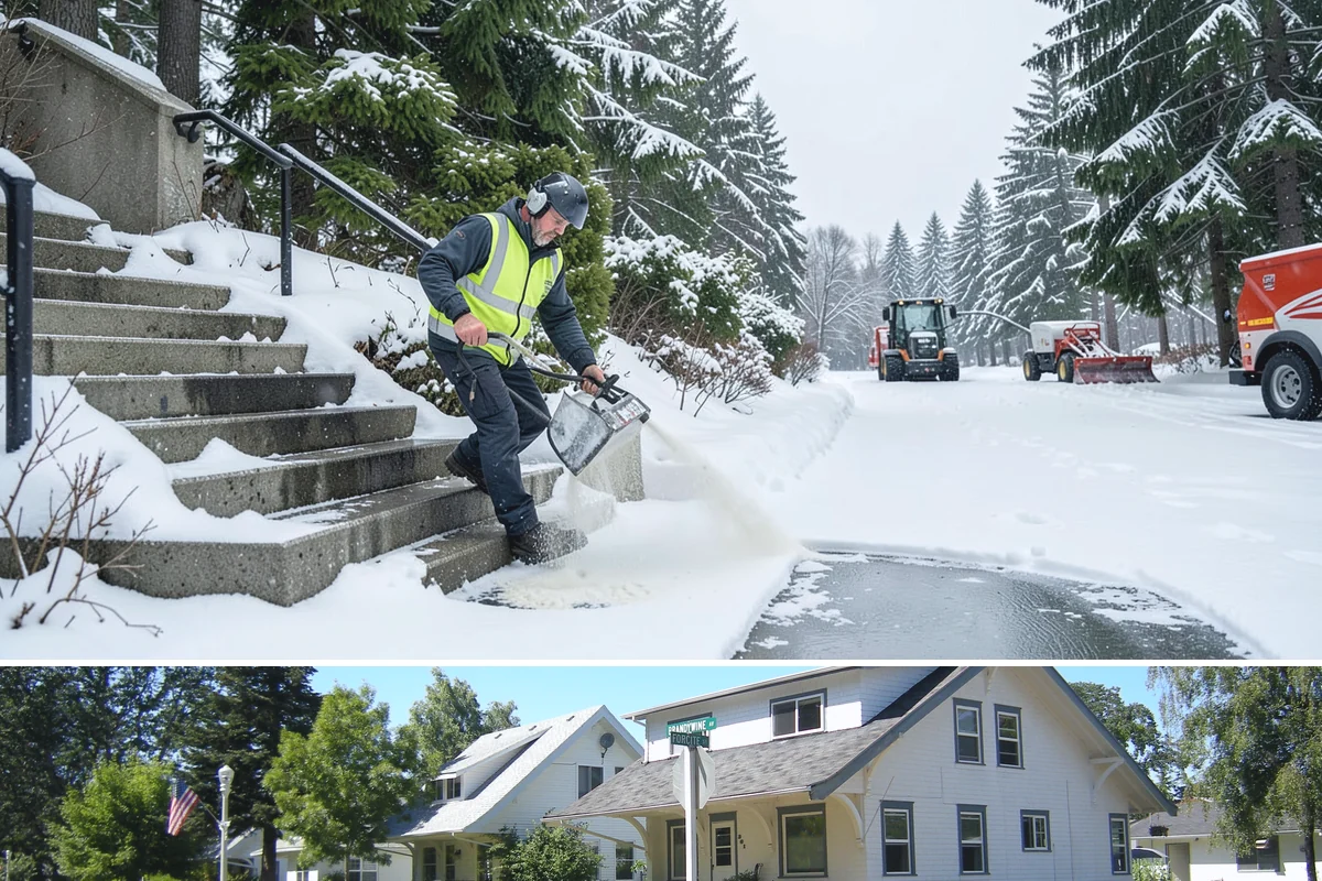 Single-Car Driveway Snow Removal in DuPont, Pierce County, WA - Single-car driveway service is in highest demand during lowland snow events from December to February.