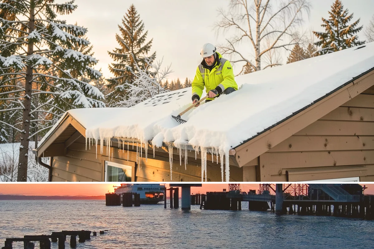 Single-Car Driveway Snow Removal in Edmonds, Snohomish County, WA - Single-car driveway service is in highest demand during lowland snow events from December to February.