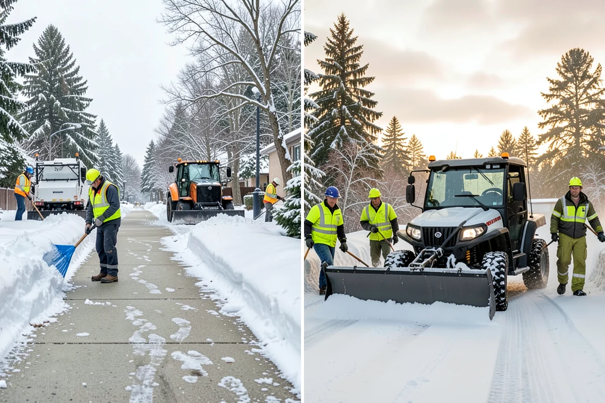 Single-Car Driveway Snow Removal in Everett, Snohomish County, WA - We clear the driveway to the pavement