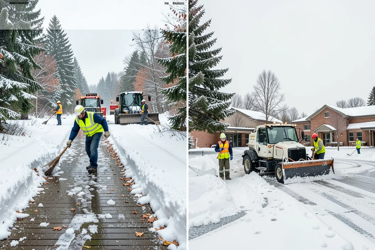 Single-Car Driveway Snow Removal in Federal Way, King County, WA - We clear the driveway to the pavement