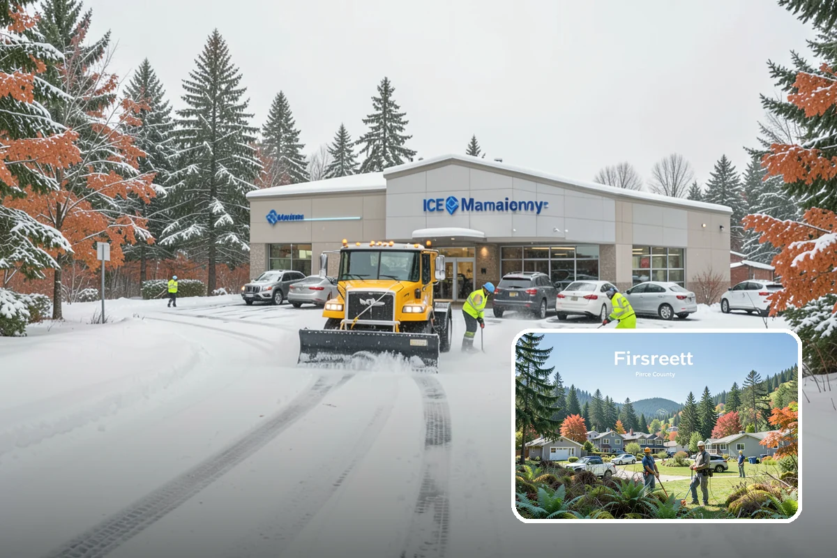 Single-Car Driveway Snow Removal in Fircrest, Pierce County, WA - Fast clearing for compact driveways