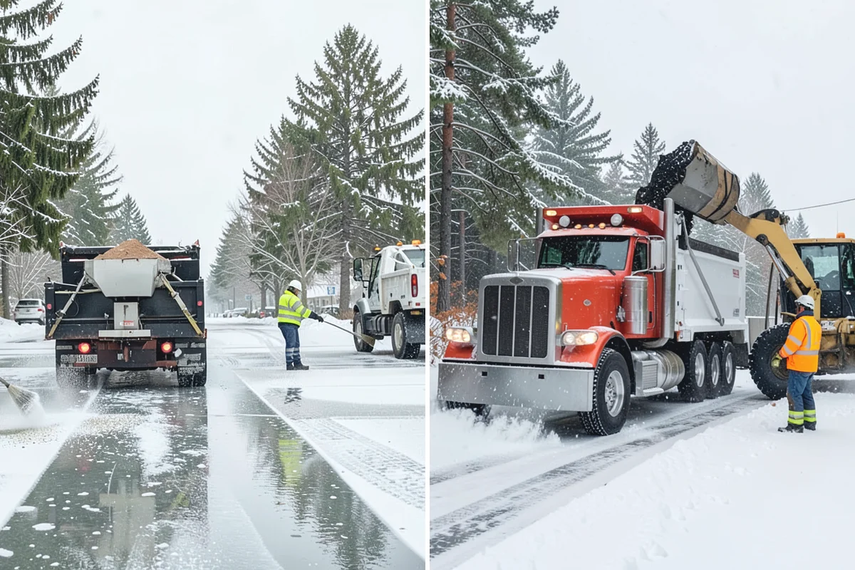 Single-Car Driveway Snow Removal in Gold Bar, Snohomish County, WA - We clear the driveway to the pavement