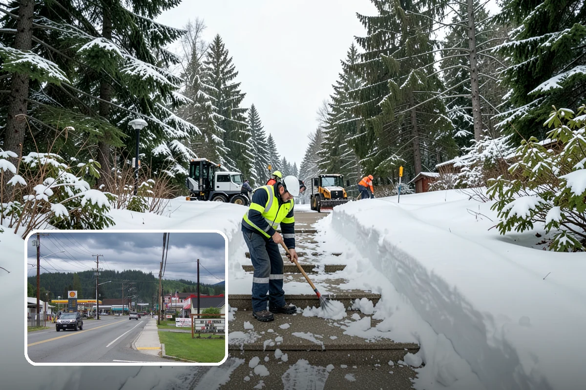 Single-Car Driveway Snow Removal in Granite Falls, Snohomish County, WA - Fast clearing for compact driveways
