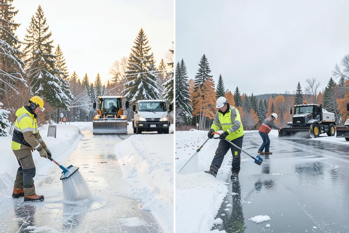 Single-Car Driveway Snow Removal in Hamilton, Skagit County, WA - We clear the driveway to the pavement
