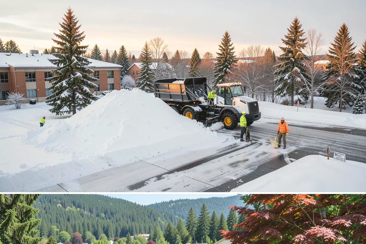 Single-Car Driveway Snow Removal in Index, Snohomish County, WA - Single-car driveway service is in highest demand during lowland snow events from December to February.