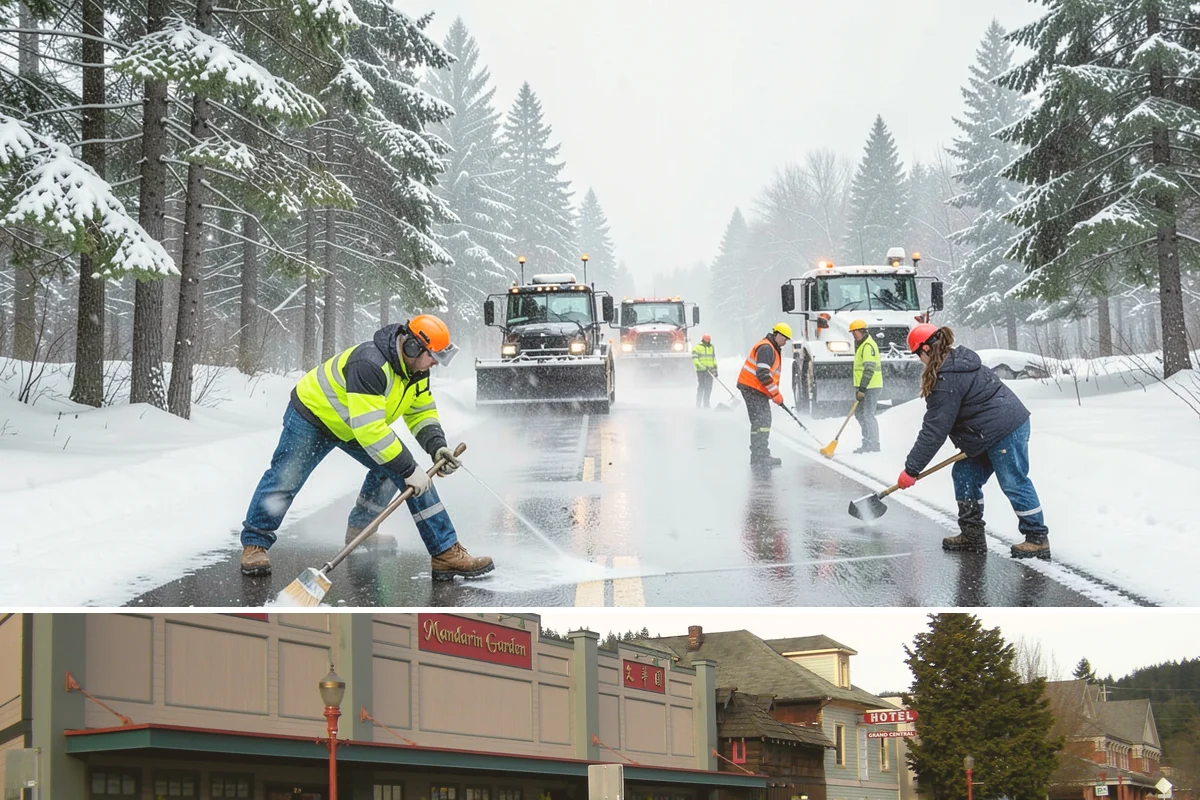 Single-Car Driveway Snow Removal in Issaquah, King County, WA - Single-car driveway service is in highest demand during lowland snow events from December to February.