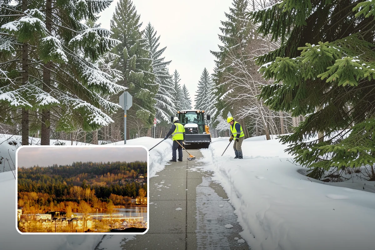 Single-Car Driveway Snow Removal in Kenmore, King County, WA - Fast clearing for compact driveways