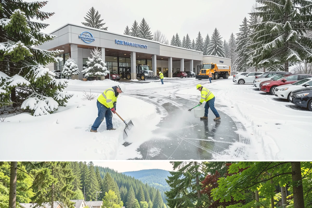 Single-Car Driveway Snow Removal in Lake Forest Park, King County, WA - Single-car driveway service is in highest demand during lowland snow events from December to February.