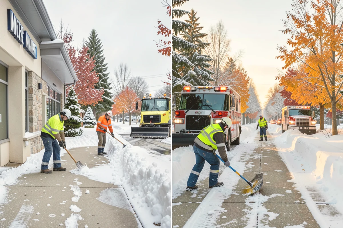 Single-Car Driveway Snow Removal in Langley, Island County, WA - We clear the driveway to the pavement