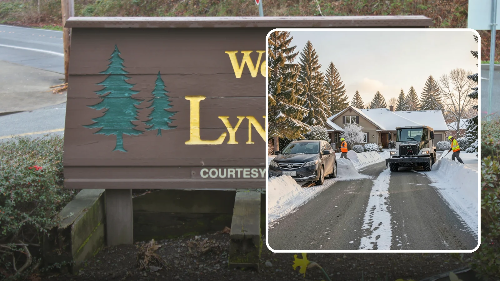 Single-Car Driveway Snow Removal in Lynnwood, Snohomish County, WA - We clear compact single-car driveways quickly so you can get out the door on a snowy Western Washington morning.