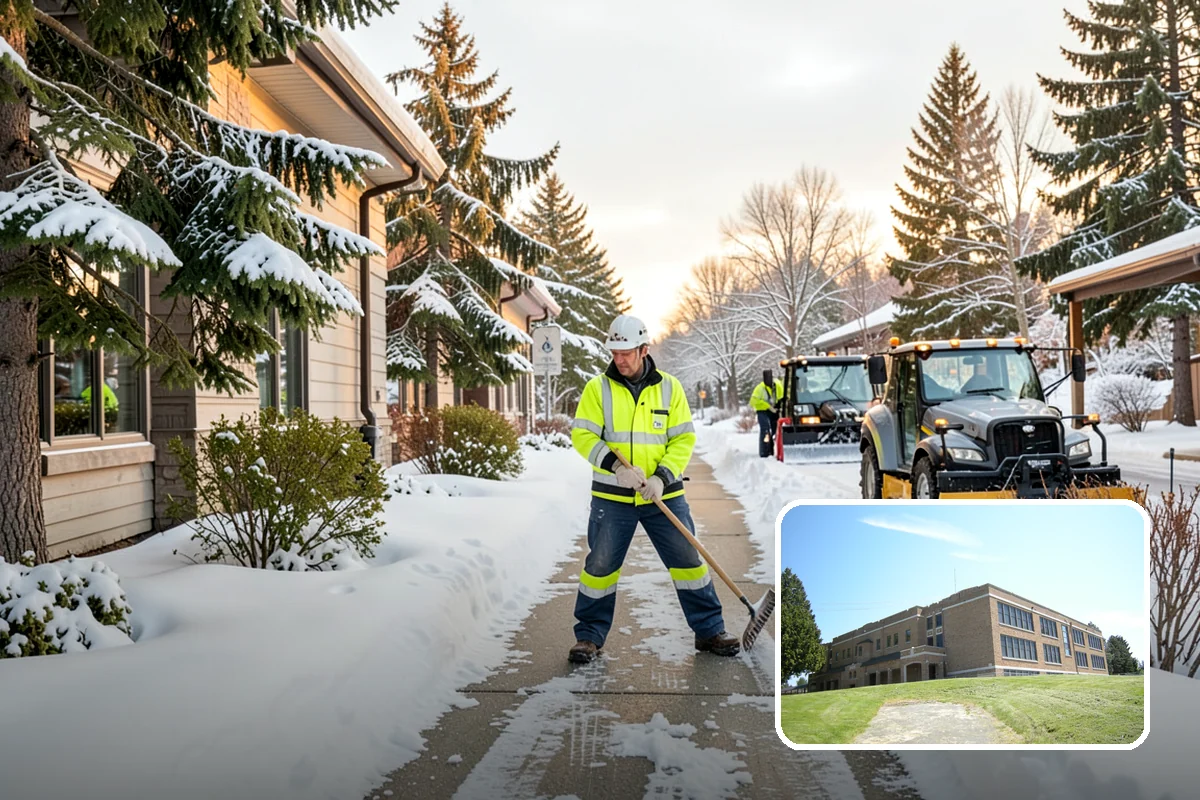Single-Car Driveway Snow Removal in Maple Valley, King County, WA - Fast clearing for compact driveways