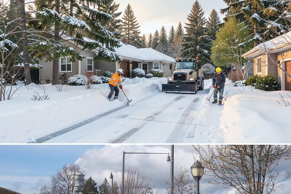 Single-Car Driveway Snow Removal in Marysville, Snohomish County, WA - Single-car driveway service is in highest demand during lowland snow events from December to February.