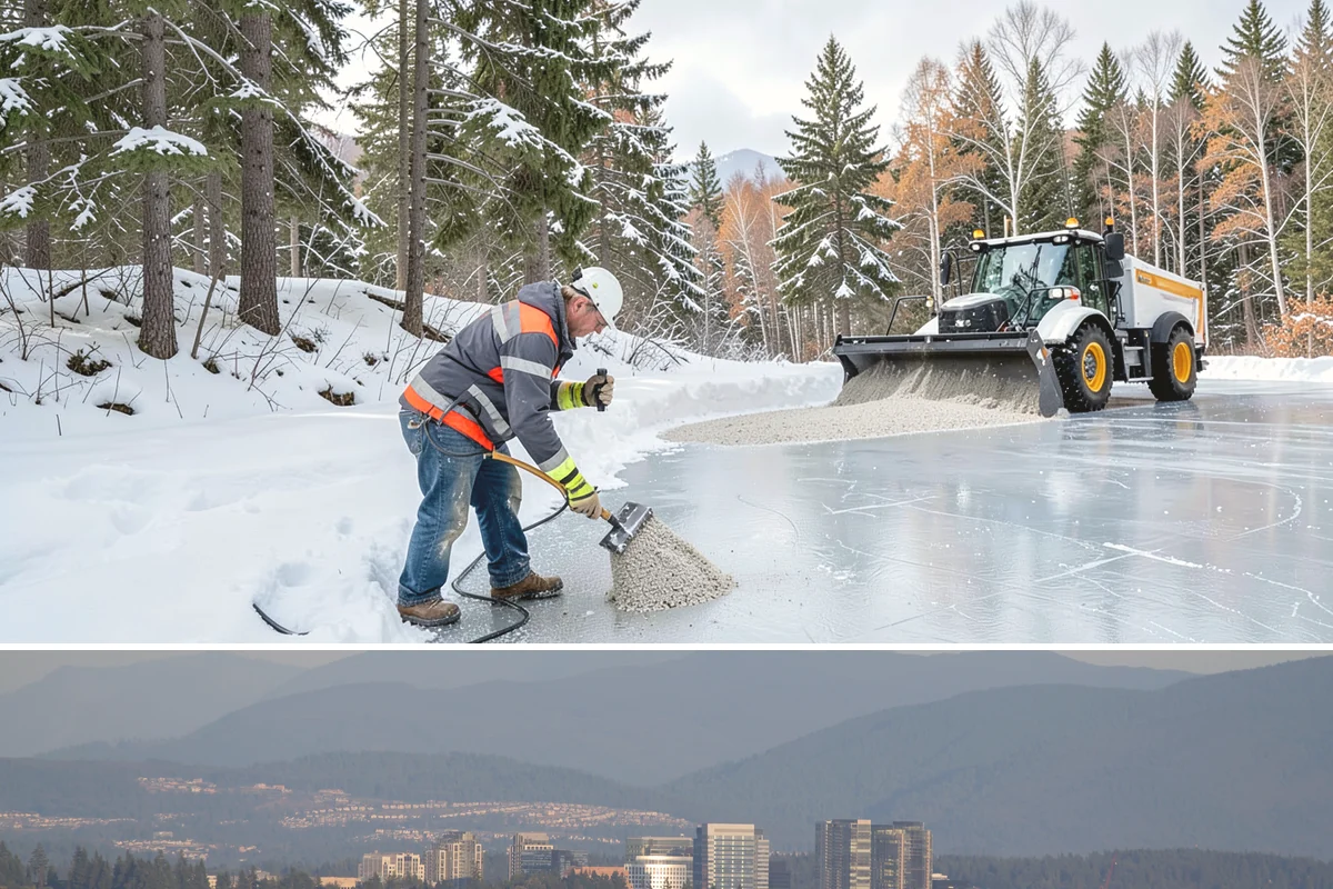 Single-Car Driveway Snow Removal in Medina, King County, WA - Single-car driveway service is in highest demand during lowland snow events from December to February.