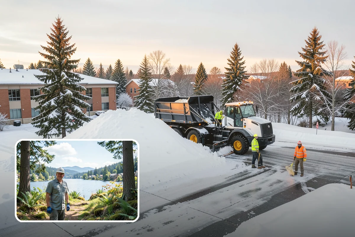 Single-Car Driveway Snow Removal in Milton, King County, WA - Fast clearing for compact driveways