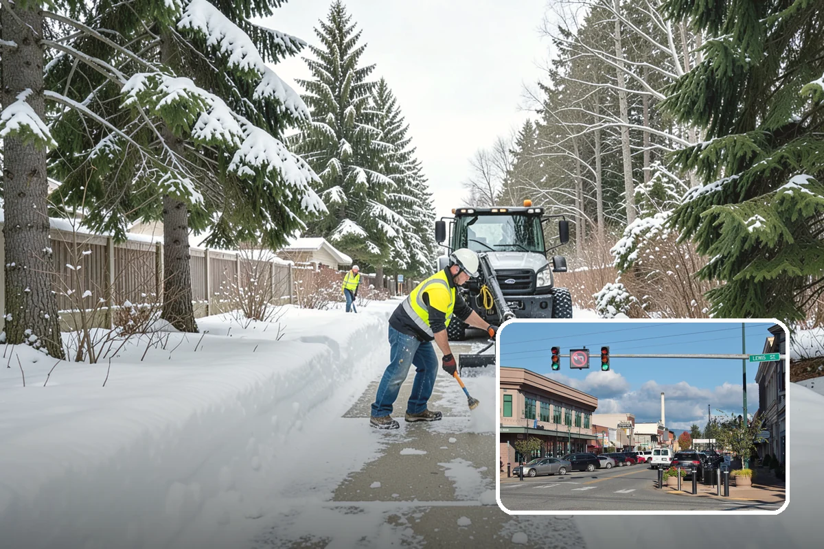 Single-Car Driveway Snow Removal in Monroe, Snohomish County, WA - Fast clearing for compact driveways