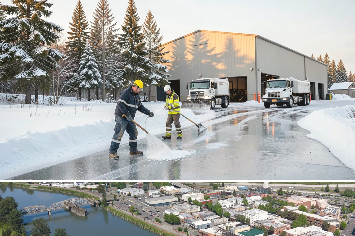 Single-Car Driveway Snow Removal in Mount Vernon, Skagit County, WA - Single-car driveway service is in highest demand during lowland snow events from December to February.