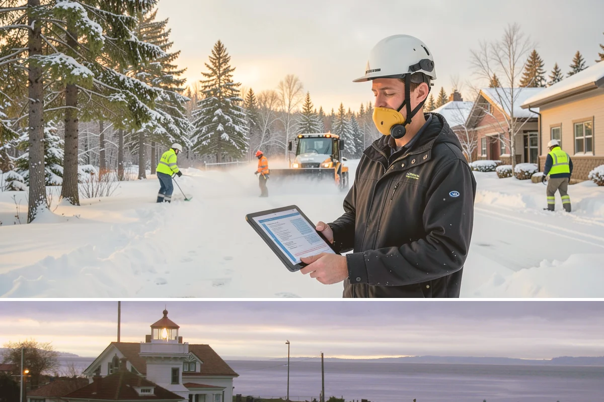 Single-Car Driveway Snow Removal in Mukilteo, Snohomish County, WA - Single-car driveway service is in highest demand during lowland snow events from December to February.