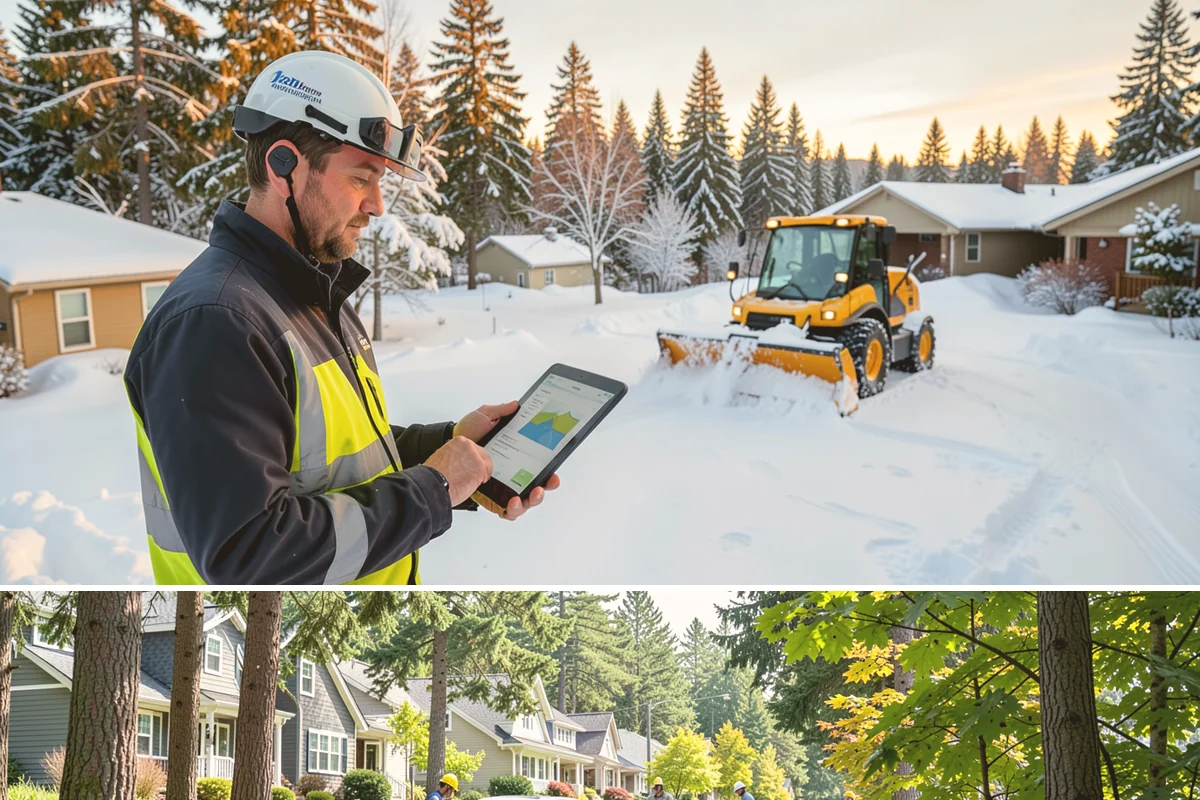 Single-Car Driveway Snow Removal in Normandy Park, King County, WA - Single-car driveway service is in highest demand during lowland snow events from December to February.