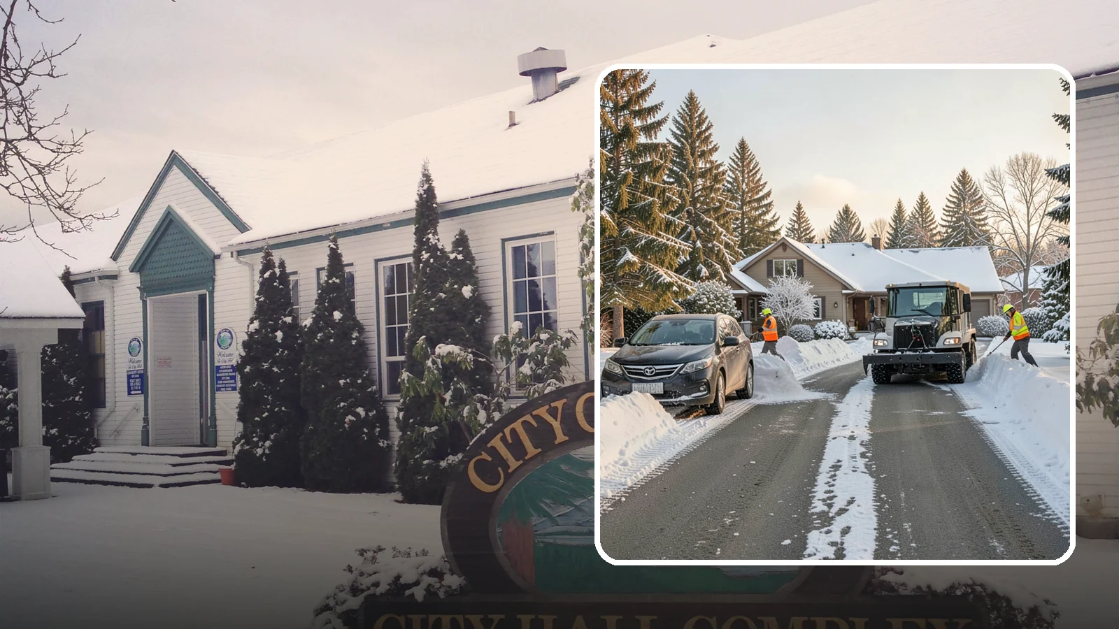 Single-Car Driveway Snow Removal in Pacific, King County, WA - We clear compact single-car driveways quickly so you can get out the door on a snowy Western Washington morning.