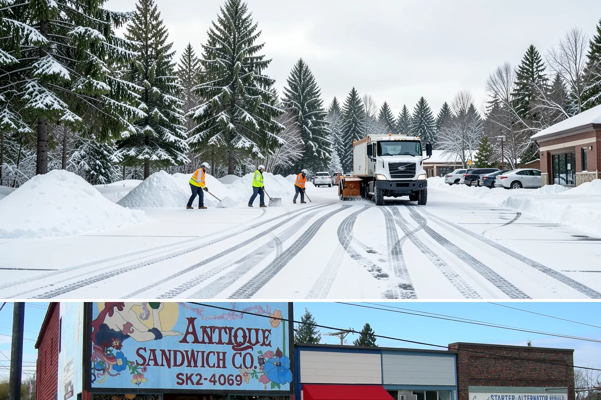 Single-Car Driveway Snow Removal in Ruston, Pierce County, WA - Single-car driveway service is in highest demand during lowland snow events from December to February.
