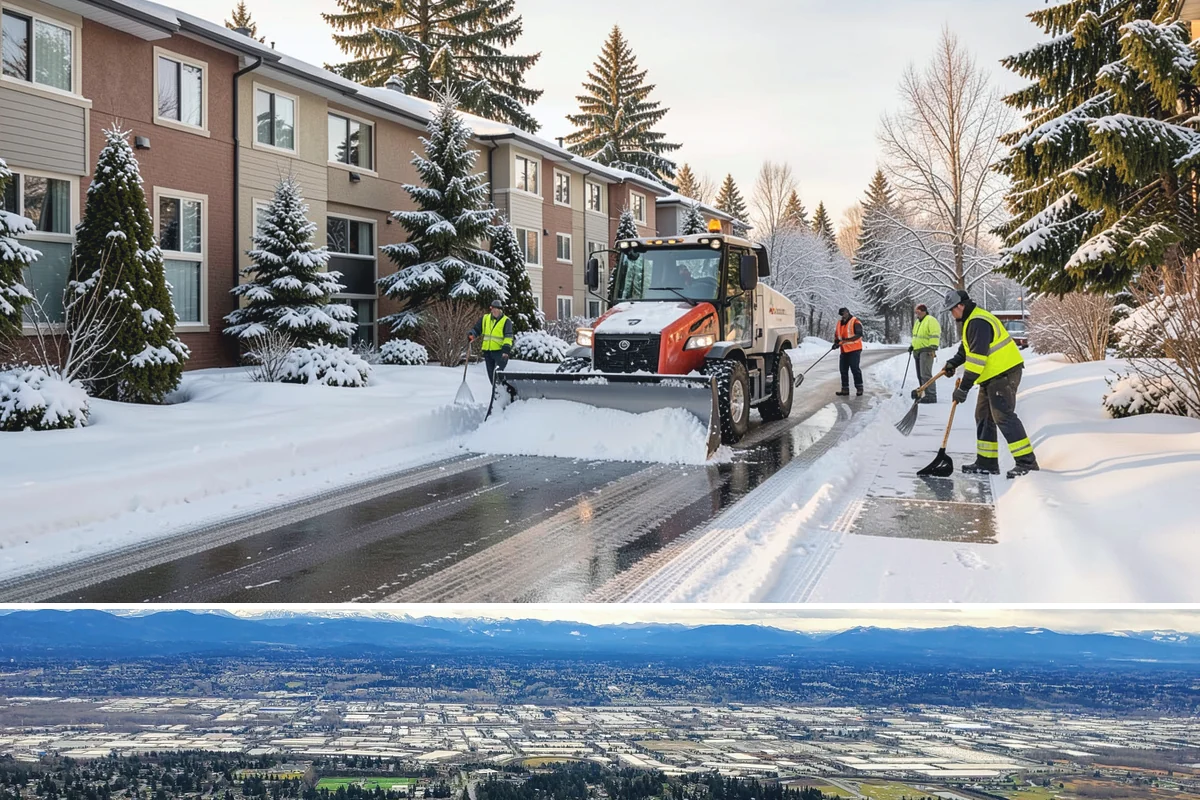 Single-Car Driveway Snow Removal in SeaTac, King County, WA - Single-car driveway service is in highest demand during lowland snow events from December to February.
