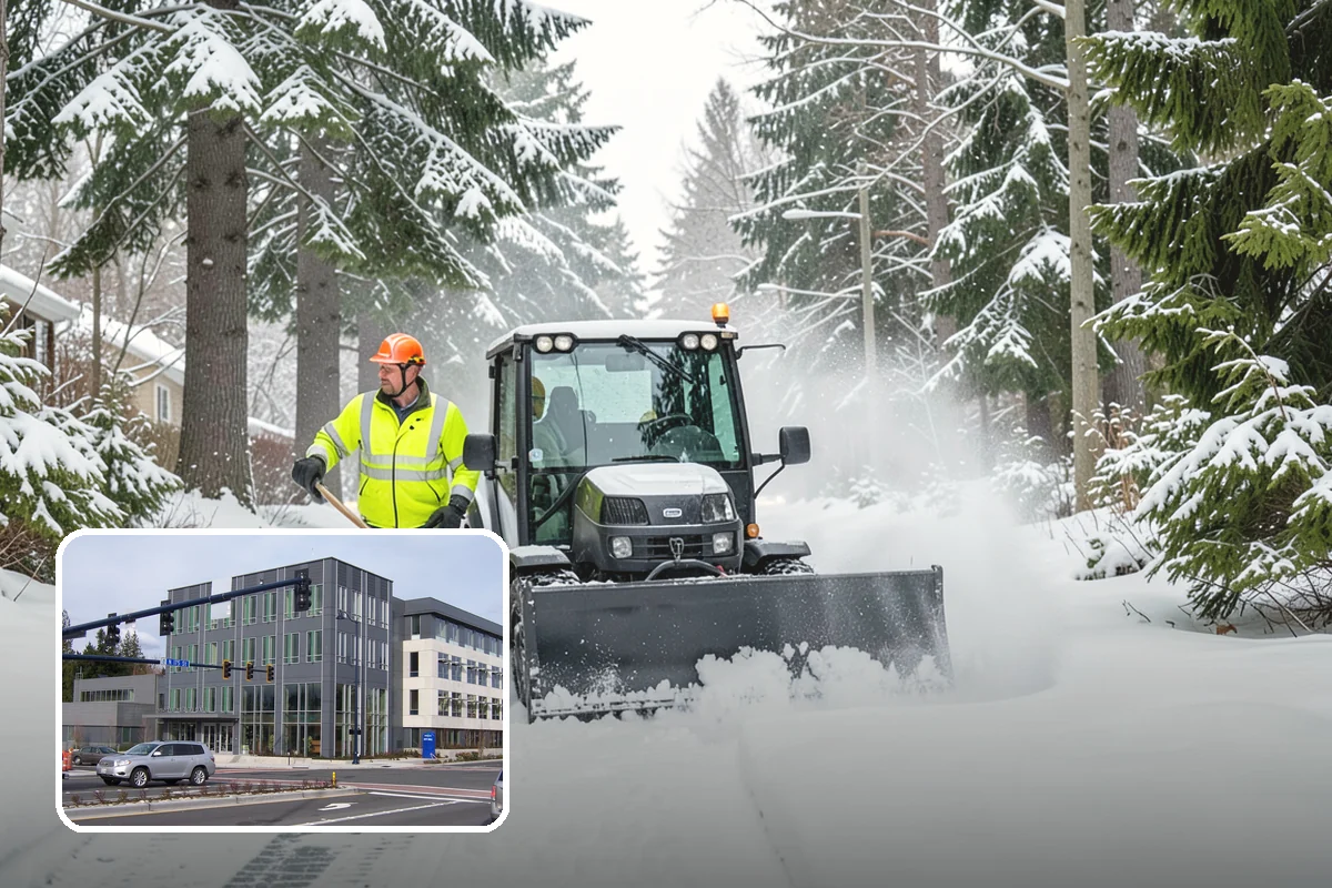 Single-Car Driveway Snow Removal in Shoreline, King County, WA - Fast clearing for compact driveways