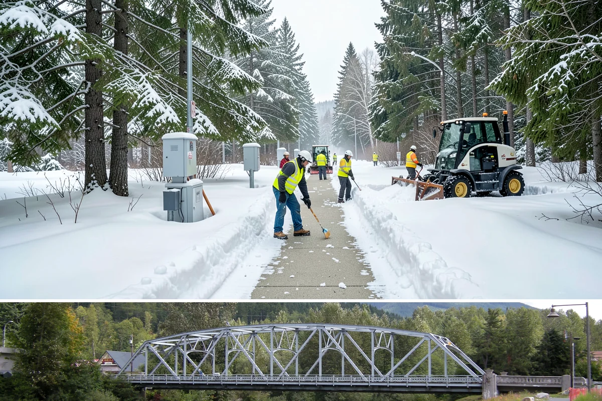 Single-Car Driveway Snow Removal in Skykomish, King County, WA - Single-car driveway service is in highest demand during lowland snow events from December to February.
