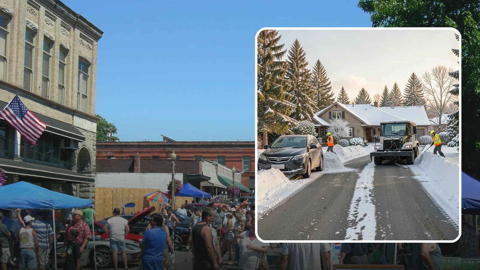Single-Car Driveway Snow Removal in Snohomish, Snohomish County, WA - We clear compact single-car driveways quickly so you can get out the door on a snowy Western Washington morning.