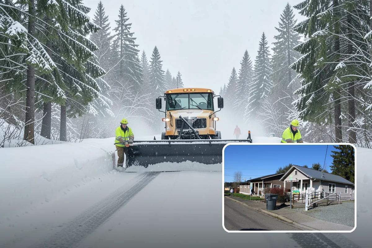 Single-Car Driveway Snow Removal in South Prairie, Pierce County, WA - Fast clearing for compact driveways